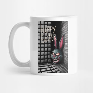 Scary banny happy Mug